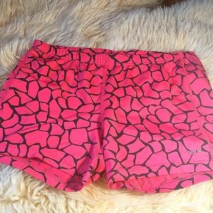 Reebock shorts. Polyester and spandex